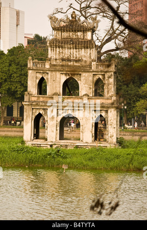 Tortoise Tower Hoam Kiem lake Hanoi Vietnam Stock Photo - Alamy