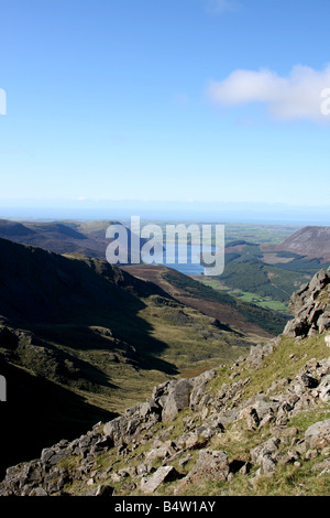 Ennerdale from near the summit of Pillar Stock Photo