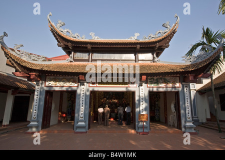 Phu Tay Ho Temple West Lake Hanoi north Vietnam Stock Photo