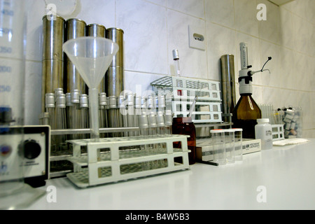 Dairy Lab Instruments laboratory equipment for testing dairy products Stock Photo - Alamy