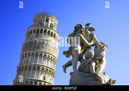 leaning tower of Pisa Tuscany Italy Stock Photo