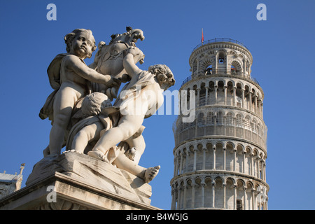 leaning tower of Pisa Tuscany Italy Stock Photo