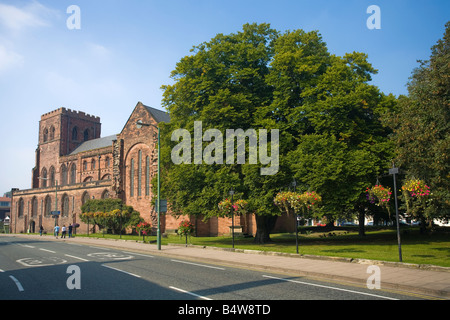 Abbey Foregate Shrewsbury Shropshire England UK United Kingdom GB Great Britain British Isles Europe EU Stock Photo