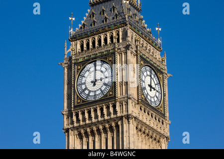 The Clock Tower known as Big Ben at the Palace of Westminster or Houses of parliament London Stock Photo