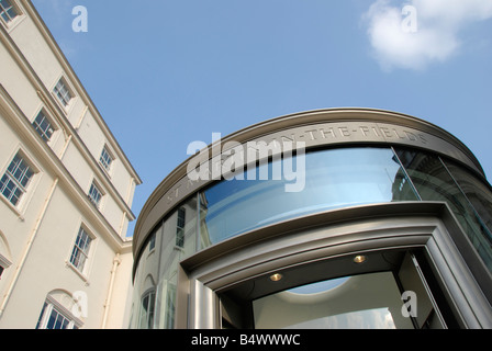 The new pavilion entrance to the Crypt Cafe at St Martin s in the Field Church Trafalgar Square London England Stock Photo