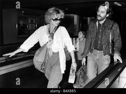 Joanna Lumley Actress with son James aged two Stock Photo - Alamy