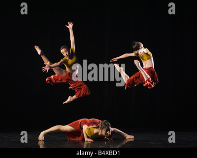 Modern dance troupe Stock Photo