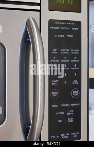 Close up of microwave oven Stock Photo