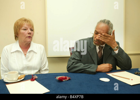 mother of murdered mary anne leneghan susan harris with the father tony thomas of adrian thomas May 2006 May 2006 Stock Photo