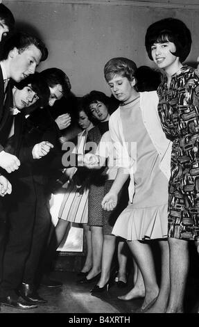 Beatles Fan Club sixties style dancing Stock Photo