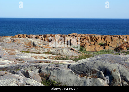 Hudson Bay coastline Churchill Manitoba Stock Photo