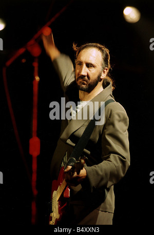 Pete Townshend lead guitarist of the Who Stock Photo