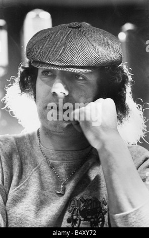 Brian Johnson lead singer of rock group AC DC with Geordie Defty and ...