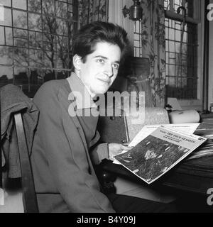 Michael Chaplin son of Charlie Chaplin APRIL 1964 In his home in Hampstead Stock Photo