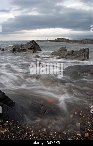 Dark evening, Isle of Seil, Argyll, Scotland, UK Stock Photo