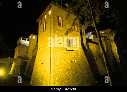 castle in felino,emilia romagna,italy Stock Photo