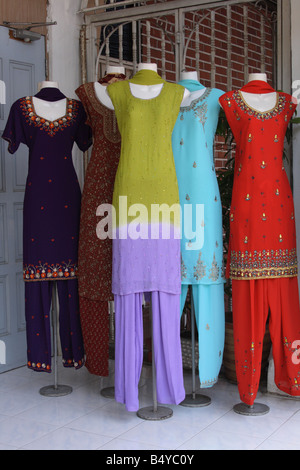 mannequins with indian fashion ladies dress Stock Photo