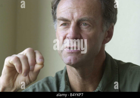 Sir Ranulph Fiennes October 2001 in London Stock Photo