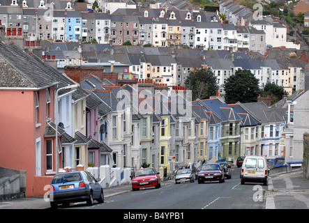 Houses in Plymouth Stock Photo