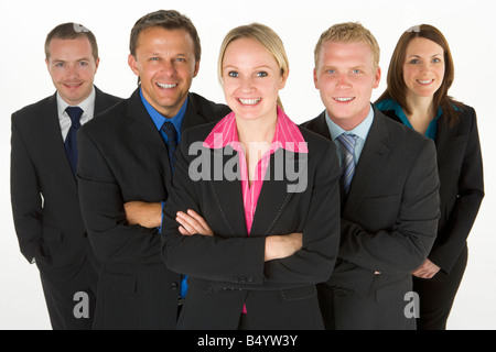 Team Of Friendly Business People Stock Photo