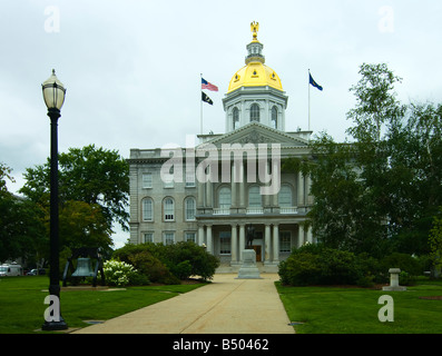 New Hampshire State Capitol Building in Concord, NH. Stock Photo
