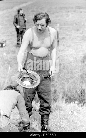 Dads Army ;Actor James Beck who plays Private Walker in the BBC TV series Dads Army seen here changing into his uniform whilst filming on location in Thetford Norfolk.;The cast were filming an assault course.;72 4866;©DM;Anglia Press for DM Stock Photo