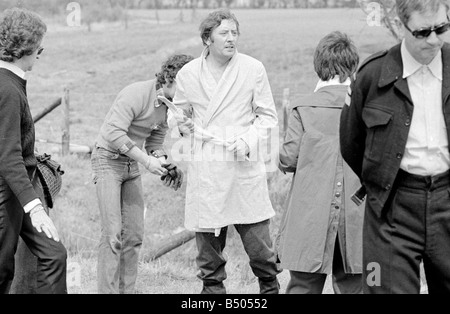 Dads Army ;Actor James Beck who plays Private Walker in the BBC TV series Dads Army seen here changing into his uniform whilst filming on location in Thetford Norfolk.;The cast were filming an assault course.;72 4866;©DM;Anglia Press for DM Stock Photo