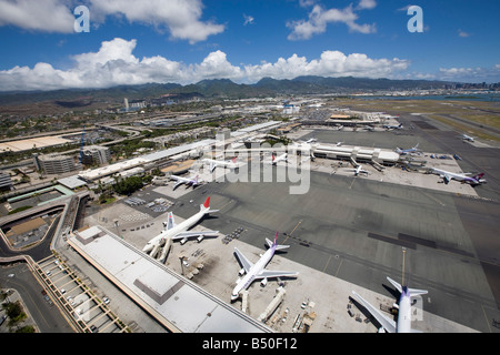 Honolulu International Airport Honolulu Oahu Hawaii Stock Photo