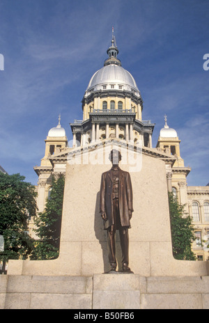 State Capitol building Springfield Illinois Stock Photo