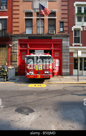 Squad 18, New York Fire Department Firehouse, West Village, New York ...