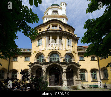 geography / travel, Germany, Bavaria, Munich, buildings, Müllersches Volksbad, exterior view, Additional-Rights-Clearance-Info-Not-Available Stock Photo