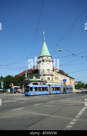 geography / travel, Germany, Bavaria, Munich, squares, Stigelmaierplatz, Additional-Rights-Clearance-Info-Not-Available Stock Photo