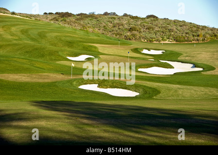 Pelican Hill Golf Club Resort, Newport Beach, CA, Driving Range Newport Coast Stock Photo