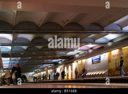 Champs Elysees Clemenceau Metro Station Paris France Stock Photo