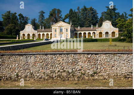 Villa Barbaro designed by Andrea Palladio at Maser, North Italy Stock Photo