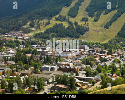 Aerial view of Jackson Hole,Wyoming,USA Stock Photo