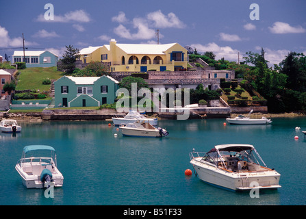 An iconic view of Bermuda Stock Photo