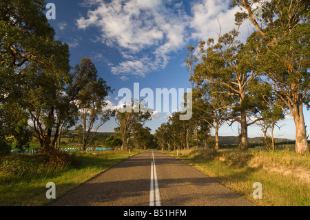 Rural Road, Glenaladale, Victoria, Australia Stock Photo