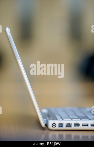 Close-up of Laptop Computer Stock Photo