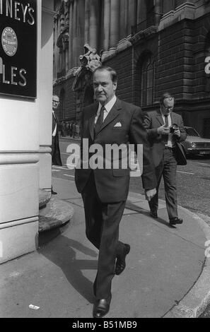 Mrs McKay murder trial at Old Bailey Alex Mckay husband of murdered Muriel McKay in London at lunch time today after giving evidence 15 9 70 70 8780 Illingworth Mr Alick McKay the husband of Muriel McKay who was kidnapped and murdered by the Hosein brothers The brothers Arthur and Nizamodeen had run into financial diffiulties That was until one day they were watching David Frost interviewing the media tycoon Rupert Murdoch on television Murdoch had just bought the ailing Sun newspaper and the brothers hatched a plan to kidnap his wife and then ransom her On the 29th of December 1969 they Stock Photo