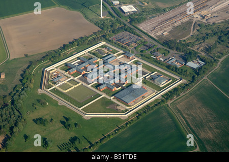 Aerial Whitemore Prison Stock Photo