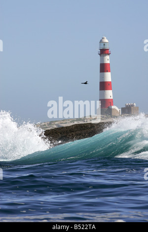 Dassen Island Lighthouse, Cape Town Stock Photo