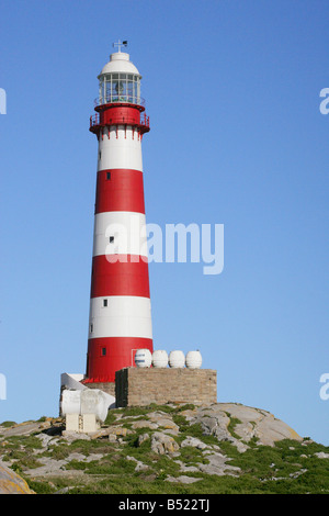 Dassen Island Lighthouse, Cape Town Stock Photo