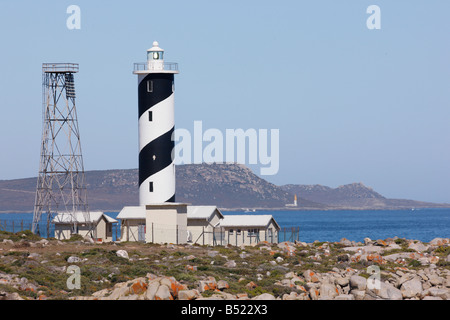 North Head Lighthouse, Saldanha Bay, South Africa Stock Photo