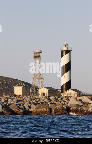 North Head Lighthouse, Saldanha Bay, South Africa Stock Photo