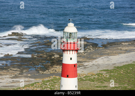 Dassen Island Lighthouse, Cape Town Stock Photo