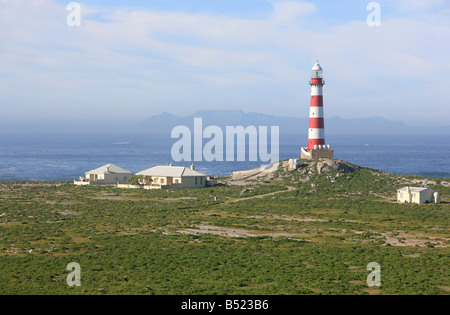 Dassen Island Lighthouse, Cape Town Stock Photo