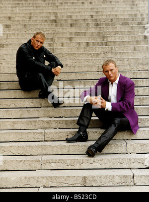 Bros Matt and Luke Goss in Paris DBase Mirrorpix Stock Photo