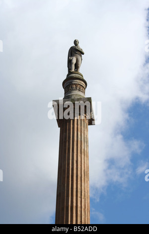 Sir Walter Scott Monument George Square Glasgow Stock Photo