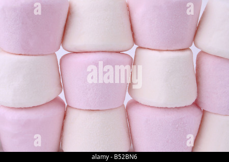 A pile of marshmallows Stock Photo
